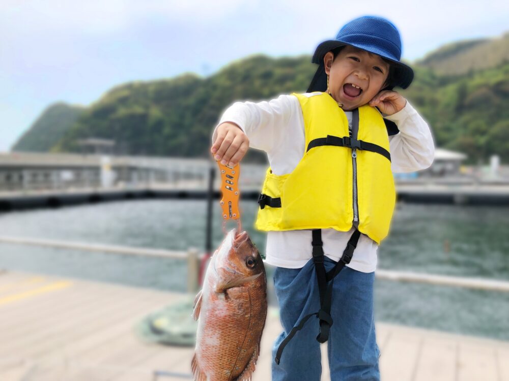 子どもの釣りの様子